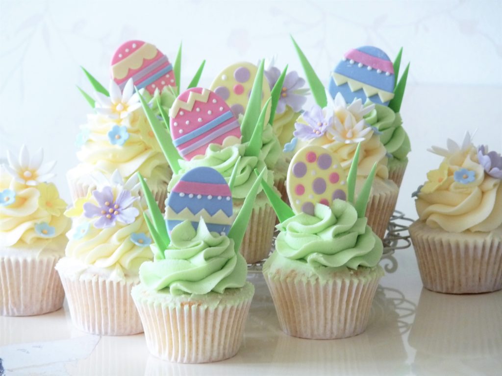 Easter Egg cupcakes