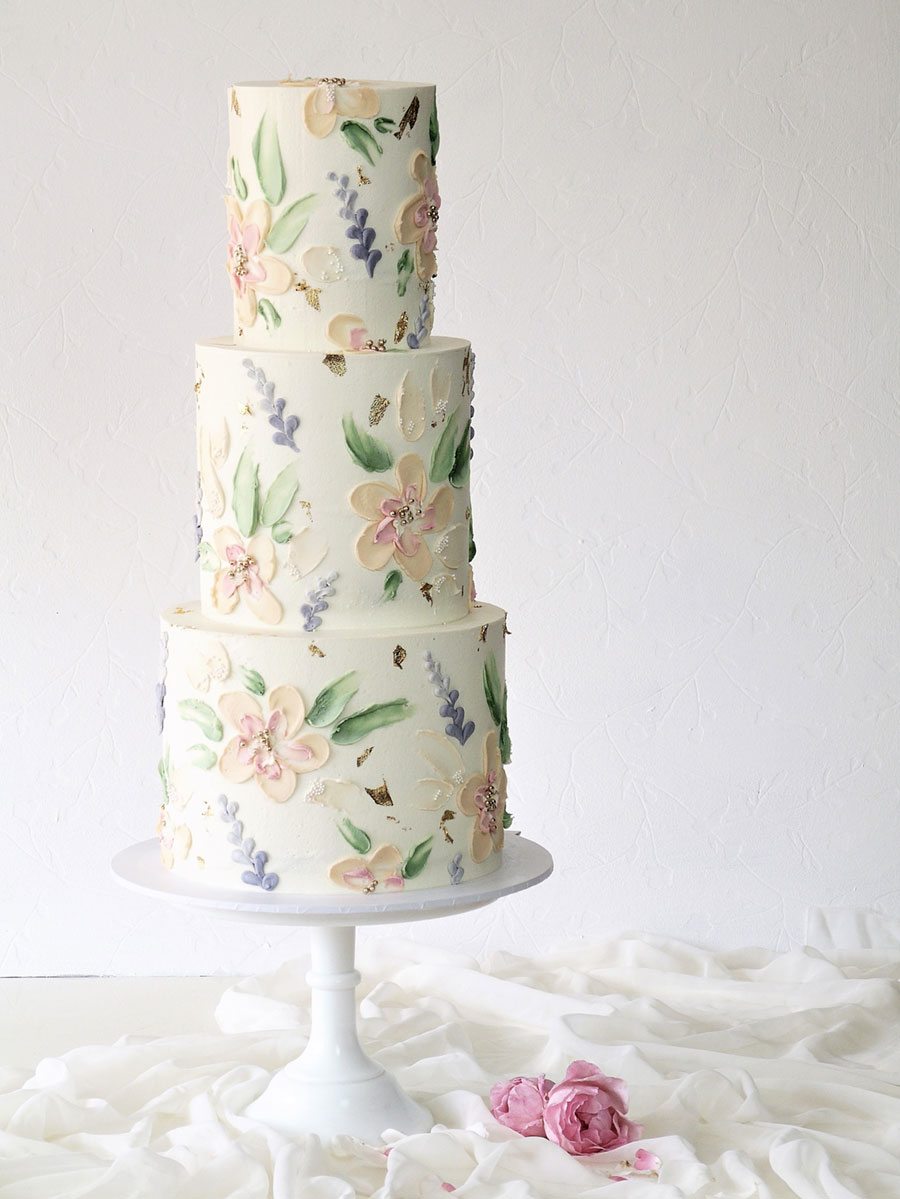 Rachelles Traditional wedding cake