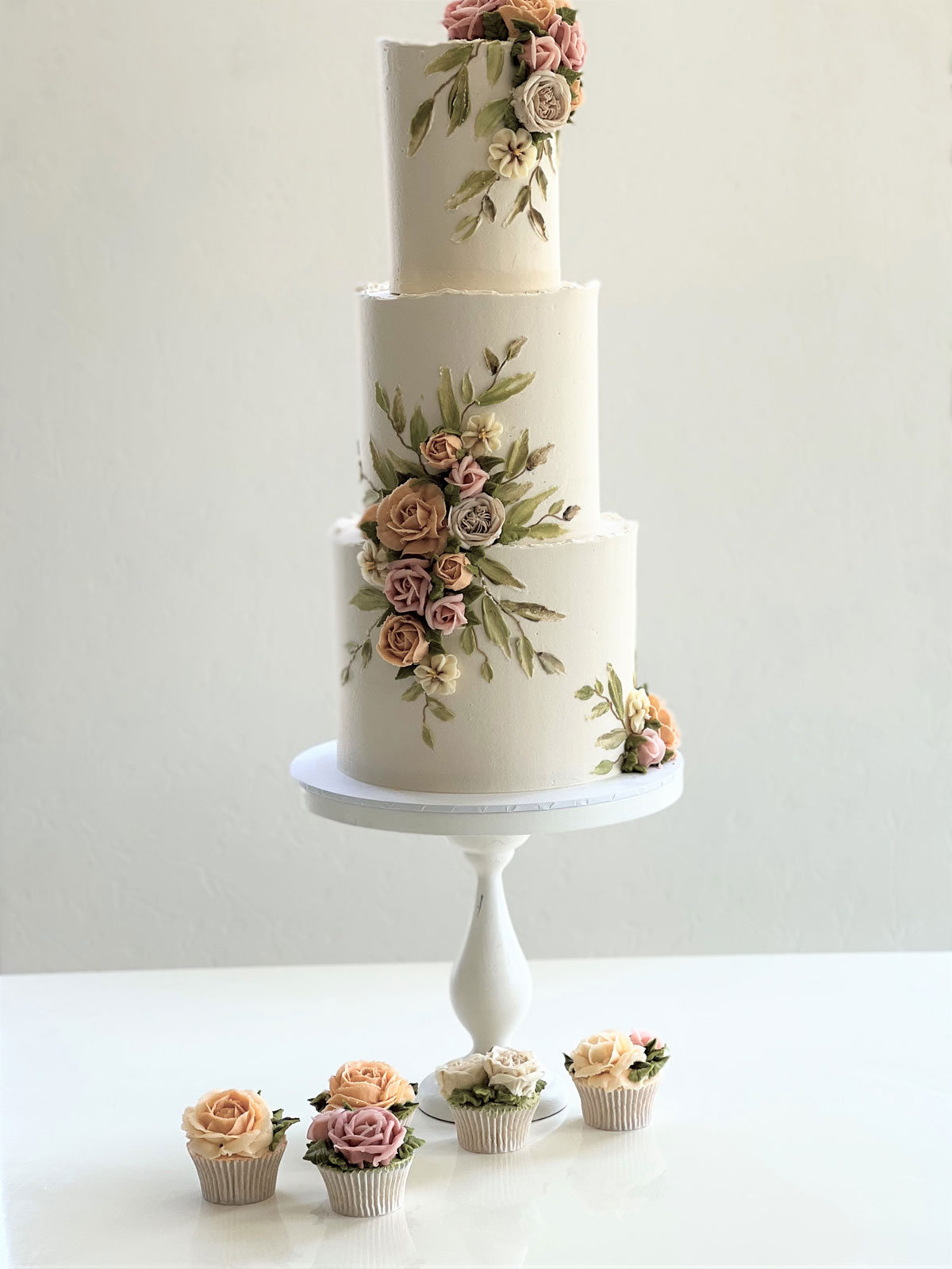 Wedding Cake Flower Palette