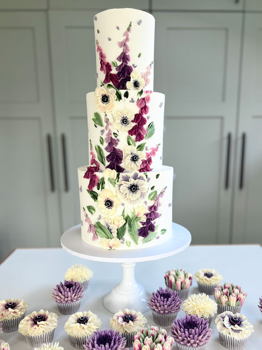 Rachelles Traditional wedding cake