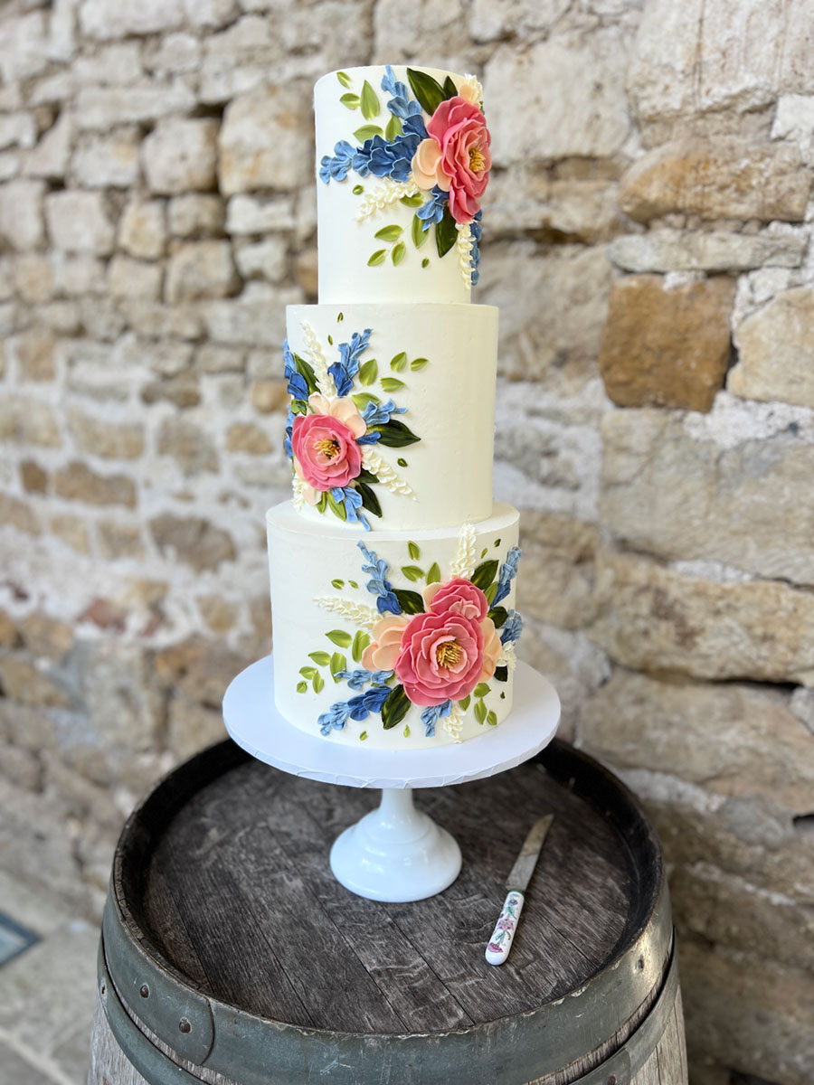 Rachelles Traditional wedding cake